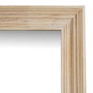 Washed Wood Wide Framed Wall Mirror - thumbnail 2