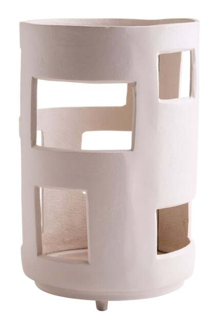 Holder Textured Cream Candle Terrace Small - image 1