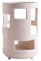 Holder Textured Cream Candle Terrace Small - thumbnail 5