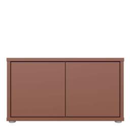 Alice Springs Bench with 2 Doors Push-to-Open in Terracotta - thumbnail 2