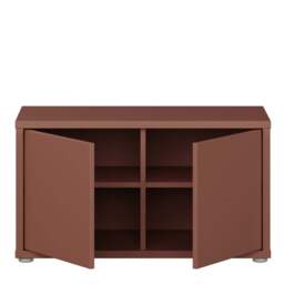 Alice Springs Bench with 2 Doors Push-to-Open in Terracotta - thumbnail 5