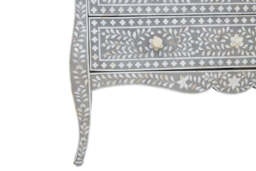 Guildford Two-Drawer Chest with Mother of Pearl Inlay – Luxury Storage Chest - thumbnail 3