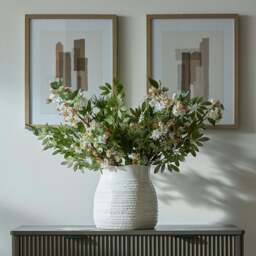 Organic & Robust: The Tava Wide Hewn Vase