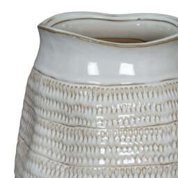 Organic & Robust: The Tava Wide Hewn Vase - thumbnail 4