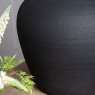 Matt Black Decorative Astral Vase - thumbnail 4