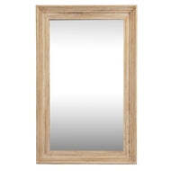 Medium Washed Wood Framed Wall Mirror - image 1