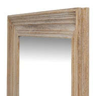 Medium Washed Wood Framed Wall Mirror - thumbnail 3
