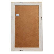 Medium Washed Wood Framed Wall Mirror - thumbnail 4