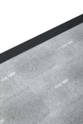 Haslemere Grey Shagreen Console Table – Luxury Contemporary Hallway Table - thumbnail 3