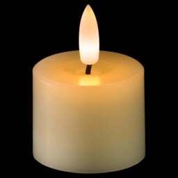 Effortless Ambiance: Luxe Set of 6 Natural Glow LED Tealights