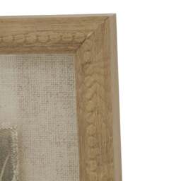 Flora & Fauna Collection Avocet on Linen in Beaded Frame - thumbnail 3
