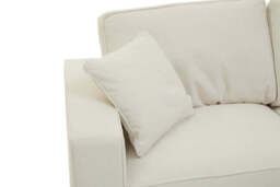Hartford Cream Fabric Two-Seater Sofa - thumbnail 2