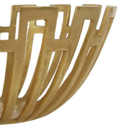 Shore Decorative Bowl – Gold Finish (Large) - thumbnail 2