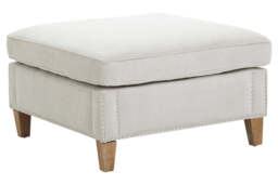 Contour Footstool – Grey Fabric - thumbnail 5