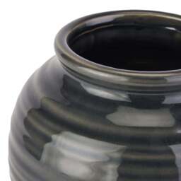 Modern & Stable: Navy Squat Vase by Seville Collection - thumbnail 2