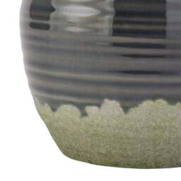 Modern & Stable: Navy Squat Vase by Seville Collection - thumbnail 3
