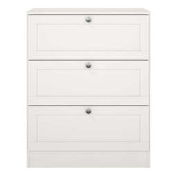 Brande Chest with 3 Frame Drawers in White - thumbnail 4