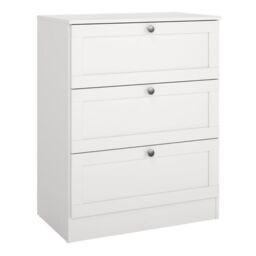Brande Chest with 3 Frame Drawers in White - thumbnail 3