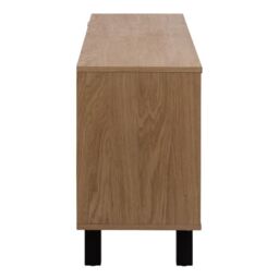 Brighton 3 Door Sideboard in Oak with Herringbone Effect - thumbnail 5