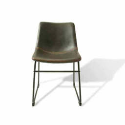 Nevoria Dining Chair Grey SET OF 2 - thumbnail 2