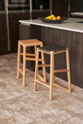Set of 2 Sylmar Counter Stool - Black - thumbnail 2