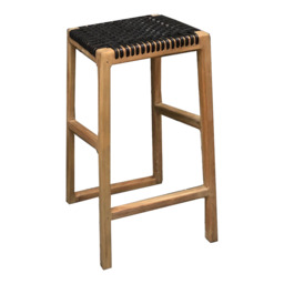 Set of 2 Sylmar Counter Stool - Black - thumbnail 1