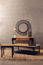 Vireo Townhouse Side Table – Antique Finish