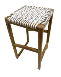 Set of 2 Sylmar Counter Stool - White - thumbnail 3