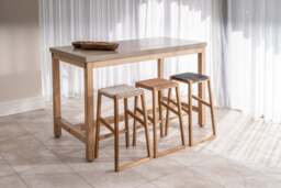Set of 2 Sylmar Counter Stool - White - thumbnail 4
