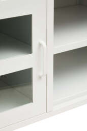 Stone Metal Media Unit – White (Two Door) - thumbnail 2