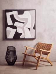 Art Wall Textured Abstract Sundown Monochrome - thumbnail 5