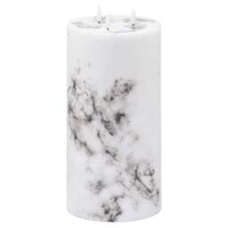 Luxurious & Luminous: Marble Effect LED Candle - thumbnail 2
