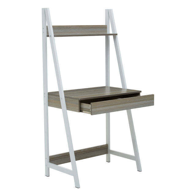 Norwood Desk with Drawers – Light Oak Veneer - image 1