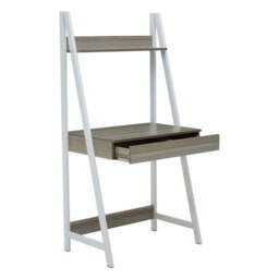 Norwood Desk with Drawers – Light Oak Veneer - thumbnail 1