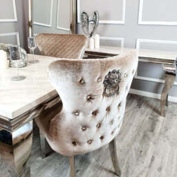 Louis Chrome Console Table – Elegant Modern Design, Available in Multiple Colours - Black Glass / 140CM - thumbnail 2