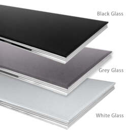 Louis Chrome Console Table – Elegant Modern Design, Available in Multiple Colours - Black Glass / 140CM - thumbnail 6