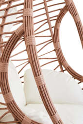 Reed Natural Rattan Effect Hanging Chair - thumbnail 5