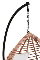 Reed Natural Rattan Effect Hanging Chair - thumbnail 6