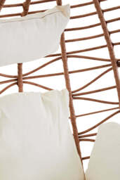 Reed Natural Rattan Effect Hanging Chair - thumbnail 4