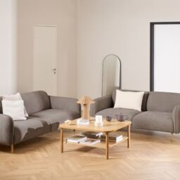 Westham 2.5 Seater Sofa in Dusty Brown Fabric - thumbnail 1