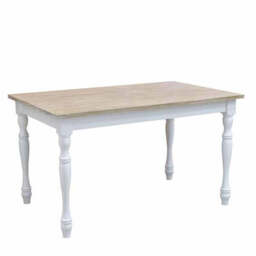Liorisse Country Dining Table 140 x 90 Antique White