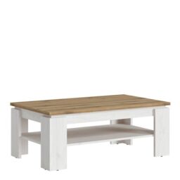 Celesto Coffee Table in White and Oak - thumbnail 2