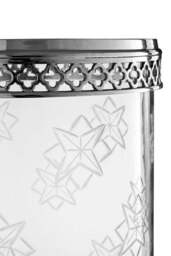 Henley Nickel-Finish Hurricane Candle Holder - thumbnail 4