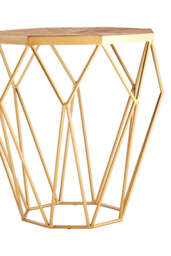 Carlton Octagonal Marble Side Table - thumbnail 4