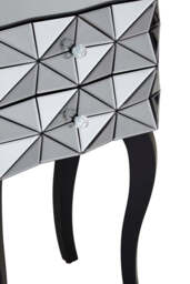 Aspen 2-Drawer Bedside Table with 3D Effect - thumbnail 3
