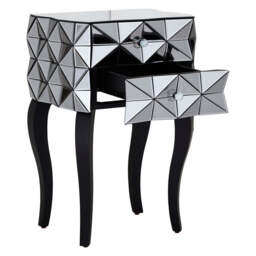 Aspen 2-Drawer Bedside Table with 3D Effect - thumbnail 6