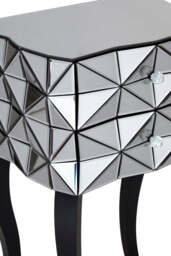 Aspen 2-Drawer Bedside Table with 3D Effect - thumbnail 4
