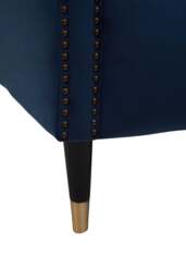 Thistle Two Seat Sofa – Midnight Blue Velvet - thumbnail 6