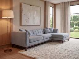 Aluxo Cooper Left Hand Corner Sofa – Dolphin Boucle Fabric - thumbnail 2