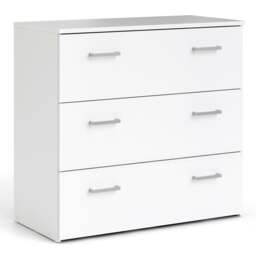 Space Chest of 3 Drawers in White - thumbnail 1